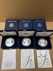 2000 2005 2006 American Silver Eagles - 3 Coin Silver Lot - Walking Liberty