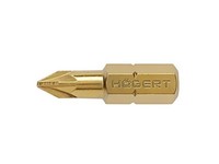 "HT1S384 Bit Pozidriv® PZ1 L. Ges: 25Mm Befestigung: 1/4\" (C6,3 Mm) HÖGert Techni"