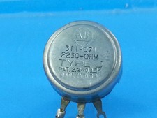 ALLEN BRADLEY AB 2250 OHM POTENTIOMETER 311-071 TYPE J POT 2 W TEKTRONIX