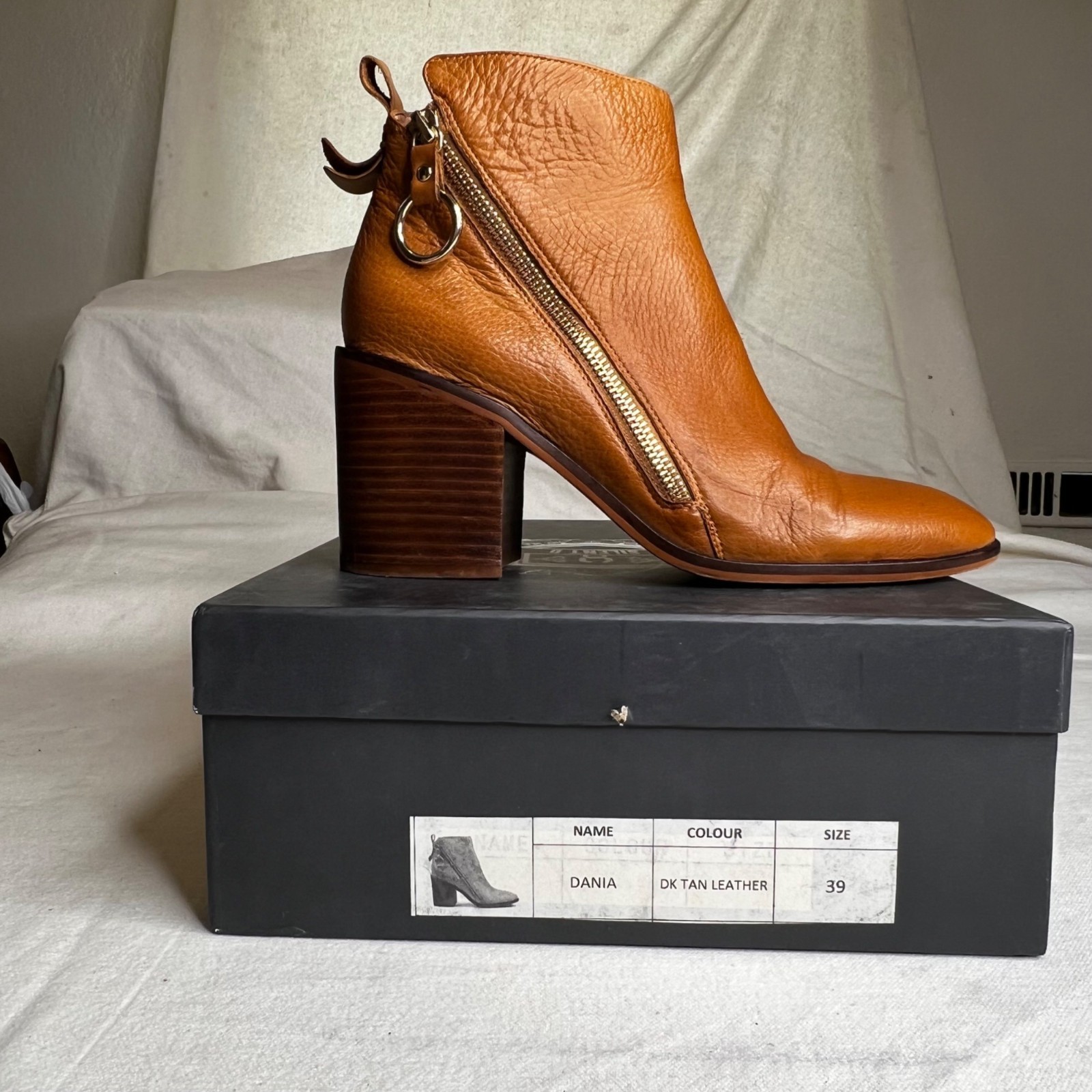 Anthropologie Silent D Dania Size 8 Side Zip Ankl… - image 2