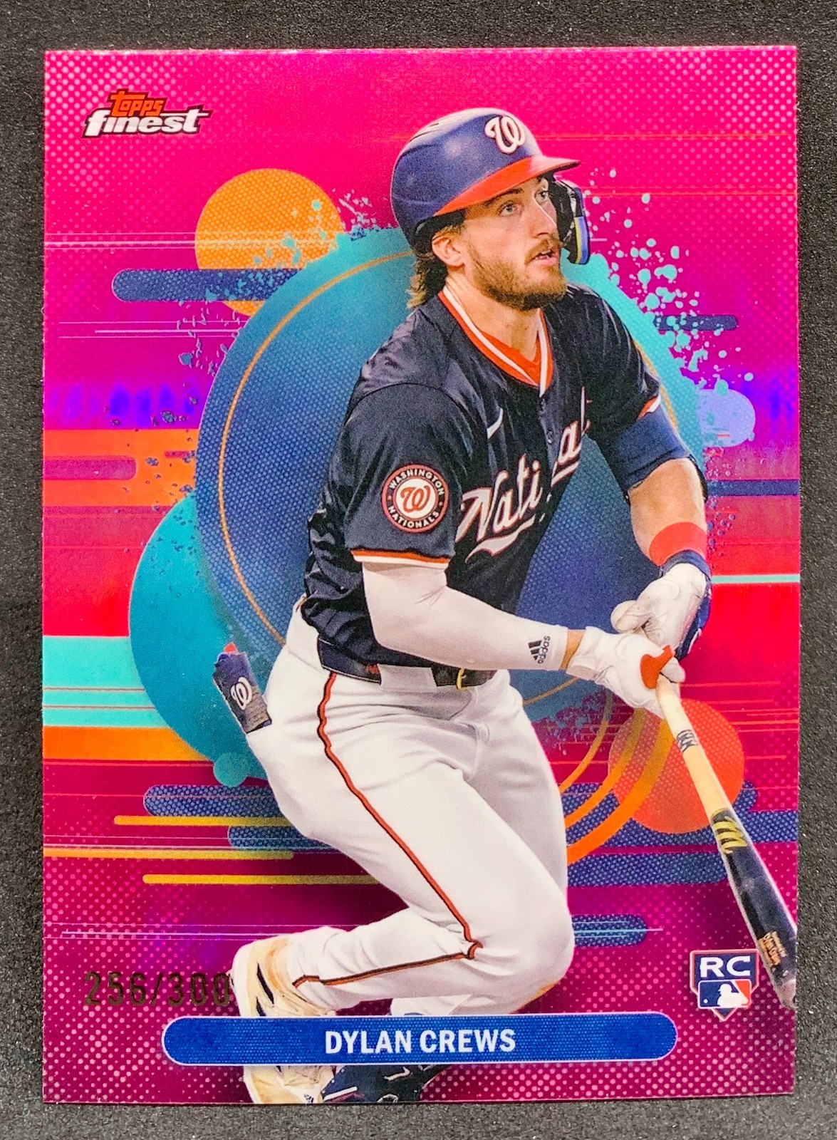 2025 Topps Finest DYLAN CREWS Uncommon Magenta Refractor Rookie RC SP /300 #125