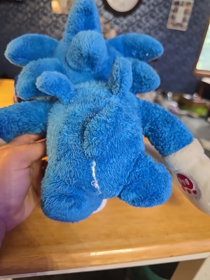 Build A Bear workshop Sonic The Hedgehog 2 Plush Sonic Stuffed Blue | eBay