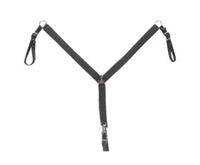 Intrepid International Draft Horse Nylon Breast Collar Black