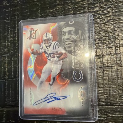 2025 Signature Class #25 Jonathan Taylor  AUTO Red  05/25 Colts ssp