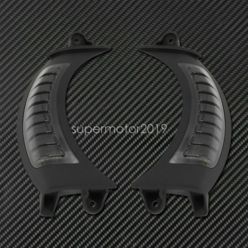 LED Black Side Marker Turn Signal Light Fit For Harley Road Glide 2015-2023 FLTR - Image 4 of 4