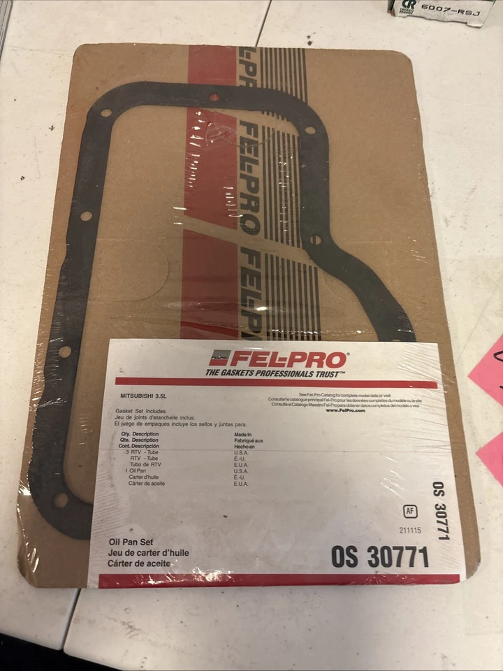 Panela de óleo do motor FEL-PRO OS30771 inferior para 2003-06 Kia Sorento 3.5L V6 - Imagem 2 de 2