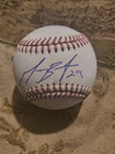 Michael Busch OMLB Signed Baseball Beckett Witness COA Dodgers Cubs.