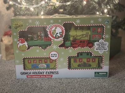 Dr Seuss The Grinch Holiday Express 65th Anniversary special edition 36 pcs set