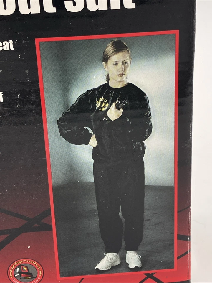 Nuevo Traje de Entrenamiento de Nailon para Gimnasio Dorado Chaqueta y Pantalones XL/XXL Negro Foto 3 de 4