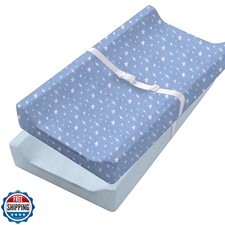 100 Muslin Changing Pad Cover Ultra Soft, Breathable, Secure Fit, Fade-Resis