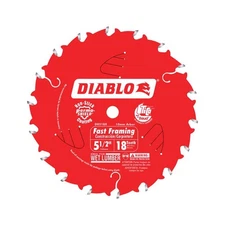 Diablo D055018WMX 5‑1/2 in. x 18 Tooth Fast Framing Saw Blade