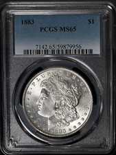 1883 Year Grade MS 65 Morgan Dollars (1878-1921) for sale | eBay