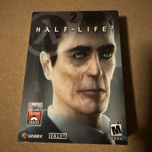 2004 HALF-LIFE 2 PC G-MAN COVER VARIANT CD ROM 5 DISC SET COMPLETE IN BOX