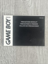 Game Boy Precautions DMG-USA-8 Instruction Booklet Manual Only Authentic