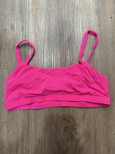 Skims Neon Orchid Fits Everybody Scoop Bralette, Size Large - Picture 2 of 7