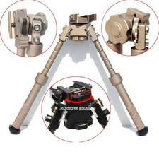 Bipiede fucile V8 regolabile 6,5"- 9" pieghevole QD Picatinny supporto binario per caccia