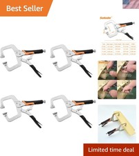 6-Inch C-Clamp Locking Pliers,Heavy Duty Vise Grip Welding Clamp With Swivel ...