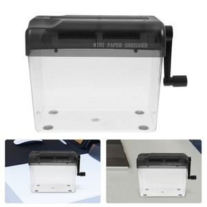Pratique papier Shredder bureau main Shredter bureau manuel Shredster Maison