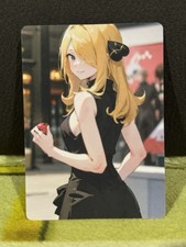 R18+ UNCENSORED POKEMON CYNTHIA ANIME WAIFU CARD (ASK FOR PHOTO OF BACK)