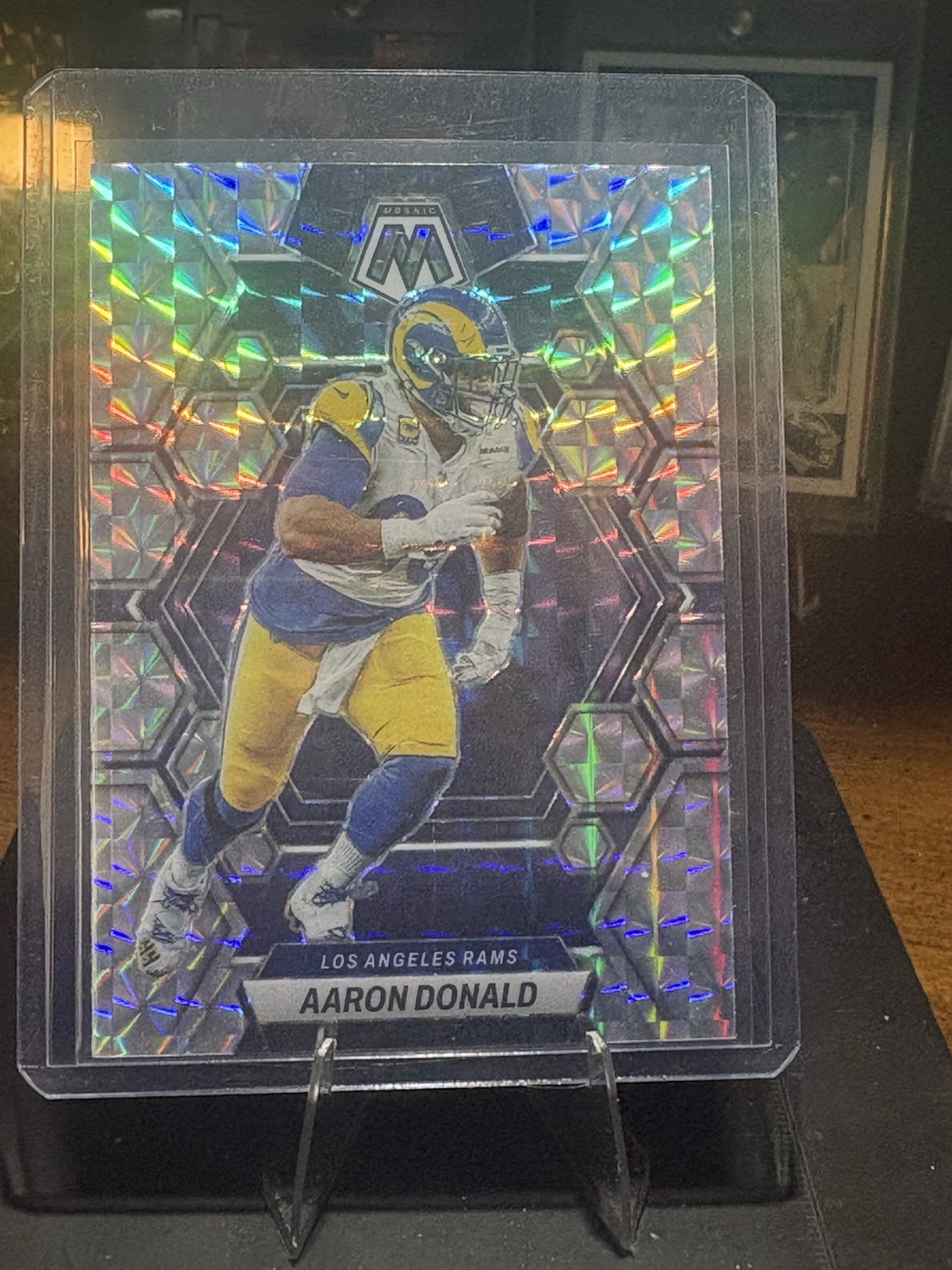 2023 Panini Mosaic Football Aaron Donald Genesis #139 SSP