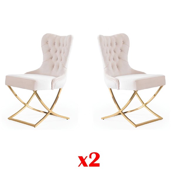 Modernes Stuhl Set Sitz Polster Garnitur Esszimmer 2X StüHle KüChe Gruppe Neu-image