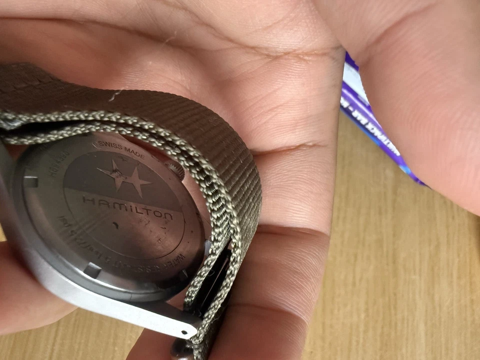 Hamilton Khaki Field Quartz 38mm Black Dial H694390 Bracelet Straps Box, photo 3 of 3