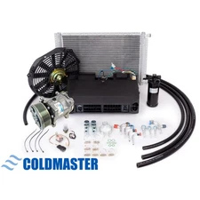 Coldmaster Universal A/C Kit Under Dash 404-100, 12V with PK-8  Serpentine Belt