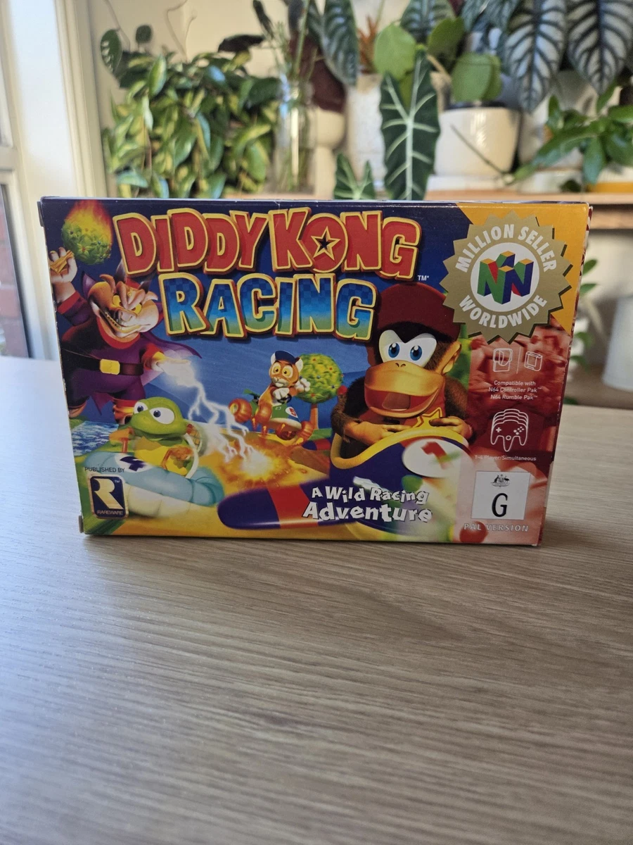 Nintendo 64 Action & Adventure Diddy Kong Racing Video Games for