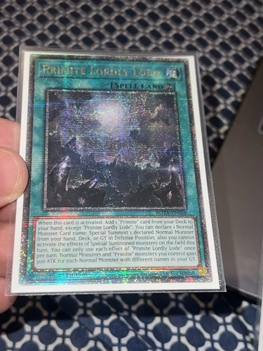 Yugioh Primite Lordly Lode ROTA-EN058 Quarter Century (QCSR) (Euro) NM - Picture 2 of 6