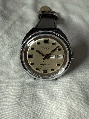 Vintage 1975 Timex Automatic Men’s Mechanical Wristwatch Serviced