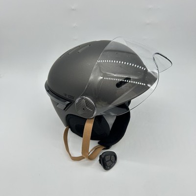 CASR Glow   LED-Helm für Fahrrad und Roller   XL-Visier und abnehmbare Ohrenschü