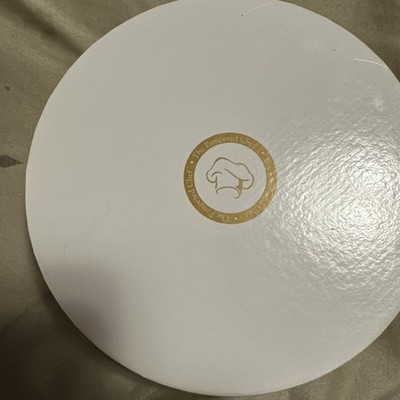 VTG Dessert Plates Pampered Chef Celebration Holiday Stars Swirls 1996 Set of 4
