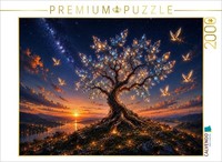 Calvendo Puzzle Crystal Tree Of The Light Birds | 2000 Pieces, Finished Size 35.