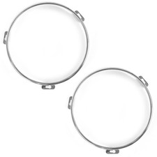 Headlight Retaining Ring Pair 1966-1977 Bronco