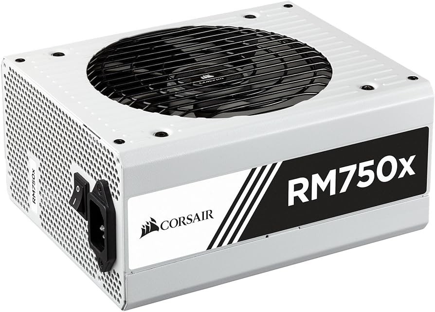 CORSAIR RM750x Fully Modular Low-Noise ATX Power Supply - White (/RT6-24006-R...