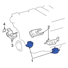 For Toyota 4Runner 2003-2009 Toyota 1236150190 Front Engine Mount