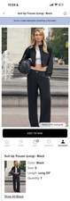 Alo Yoga Suit Up Trouser Quick-Dry, Loose-Fit, Wide-Leg, Black, Size S