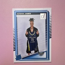 2025 Panini Donruss WNBA Rated Rookie Aziaha James #95 Dallas Wings
