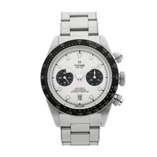 Tudor Black Bay Chronograph Auto Steel 41mm Tachymetric Bezel Watch 79360N
