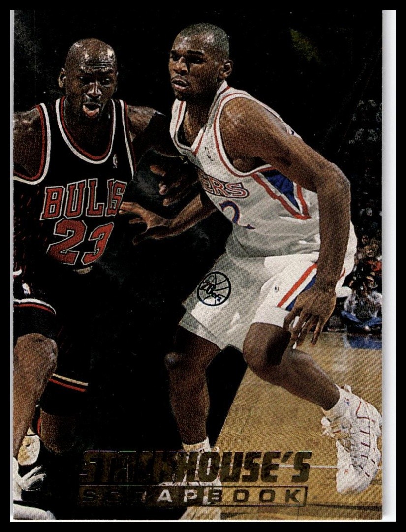 1995-96 Metal #S-7 Jerry Stackhouse Stackhouse's Scrapbook RC