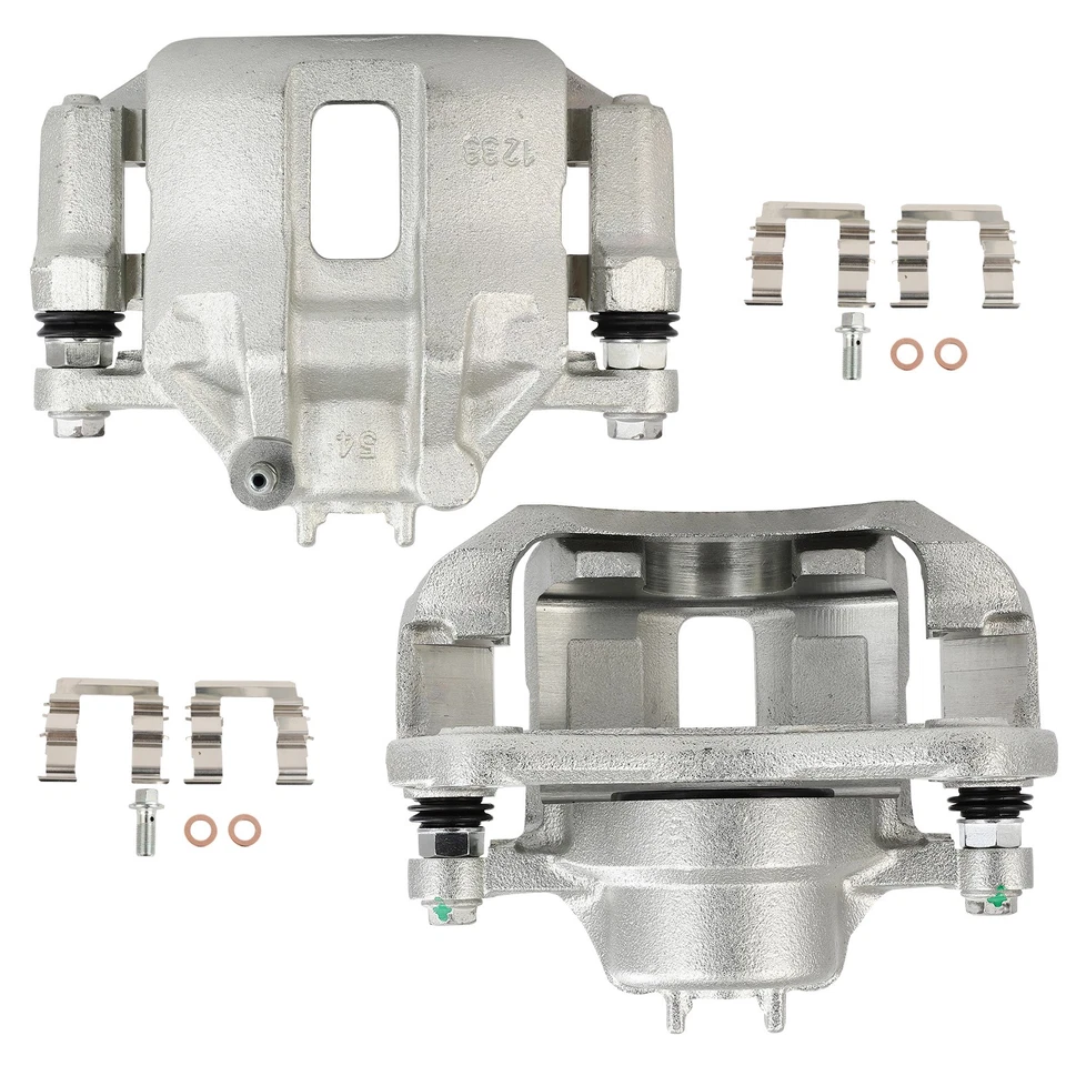 Pinzas de freno delanteras 2 piezas para Dodge Attitude 2006-2011 Hyundai Accent 2006-2011 Foto 2 de 4