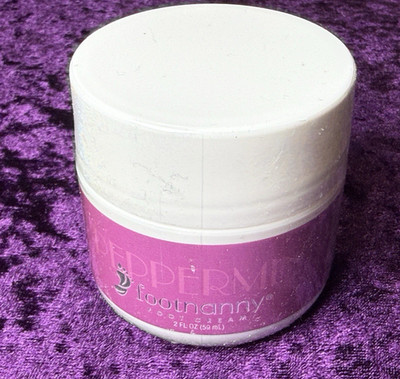 Footnanny Foot Cream PEPPERMINT 2 oz Smooth Feet HTF Sealed