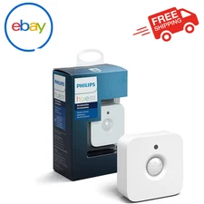 PHILIPS HUE MOVEMENT MOTION SENSOR DETECTOR INDOOR SMART LIGHT WIRELESS 2 PACK ~
