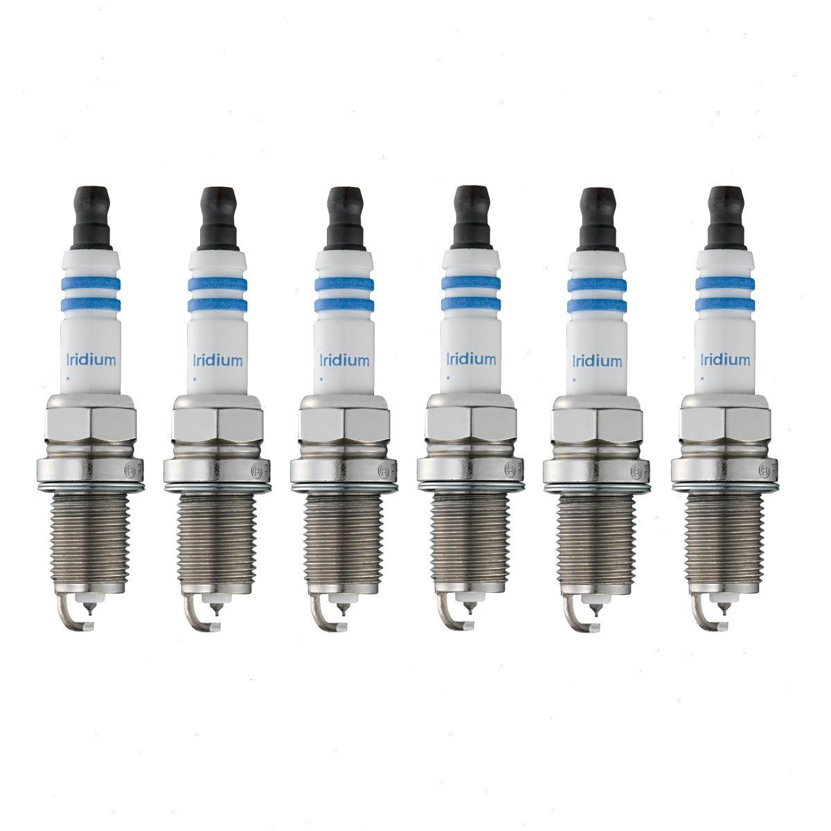 6 pc Bosch Double Iridium Spark Plugs for 2002-2004 Suzuki XL-7 2.7L V6 gf