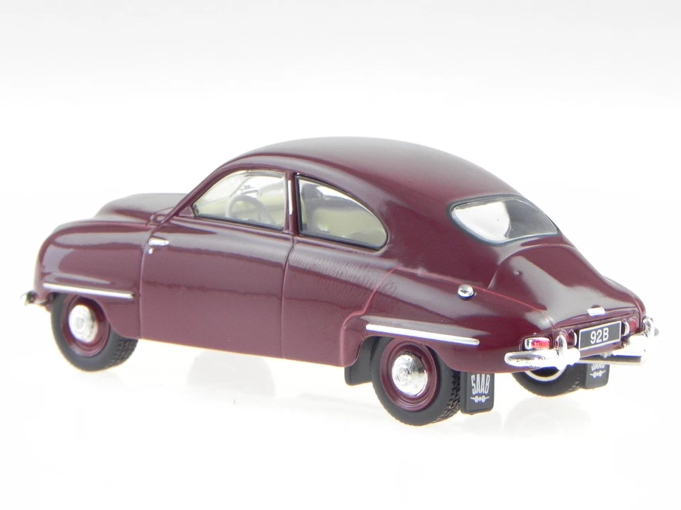 Saab 92B 1954 red diecast model car 3898008 Atlas 1:43 - Image 3 of 4