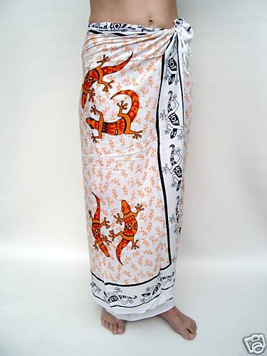 NEW SARONG PAREO BEACH WRAP SKIRT WHITE 