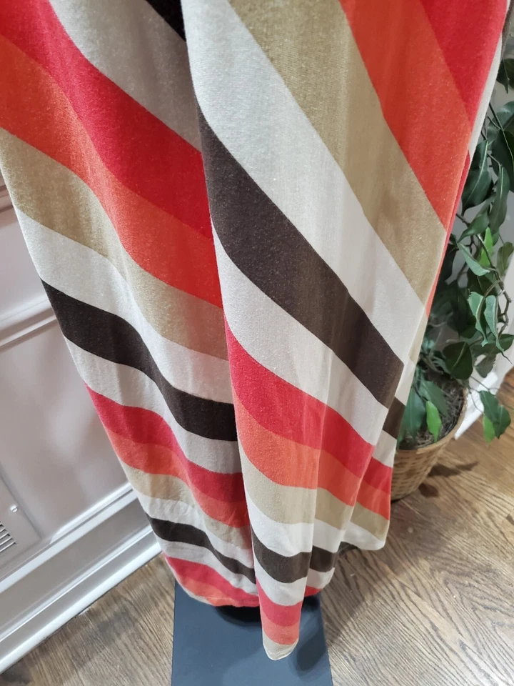 New Directions Women's Multicolor Polyester V-Neck Sleeveless Long Maxi Dress 2X - Image 4 of 4