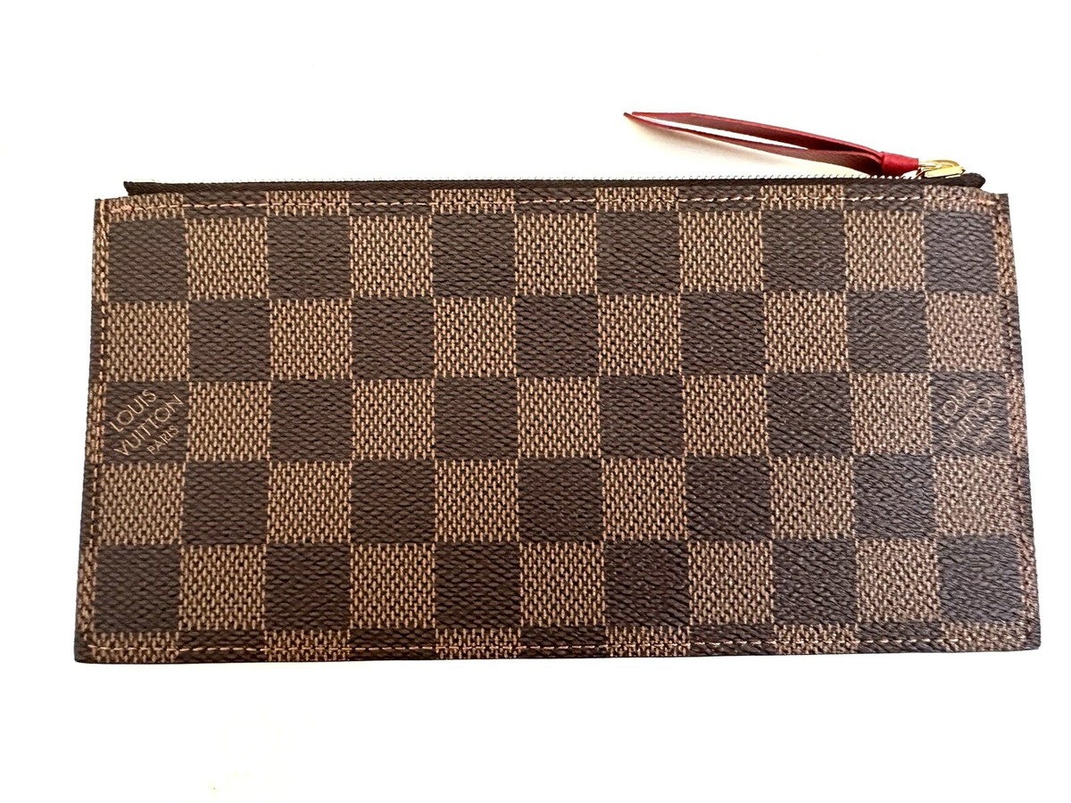 NEW AUTH LOUIS VUITTON N63032 FELICIE POCHETTE DAMIER EBENE NEW AUTH LOUIS VUITTON N63032 FELICIE POCHETTE DAMIER EBENE