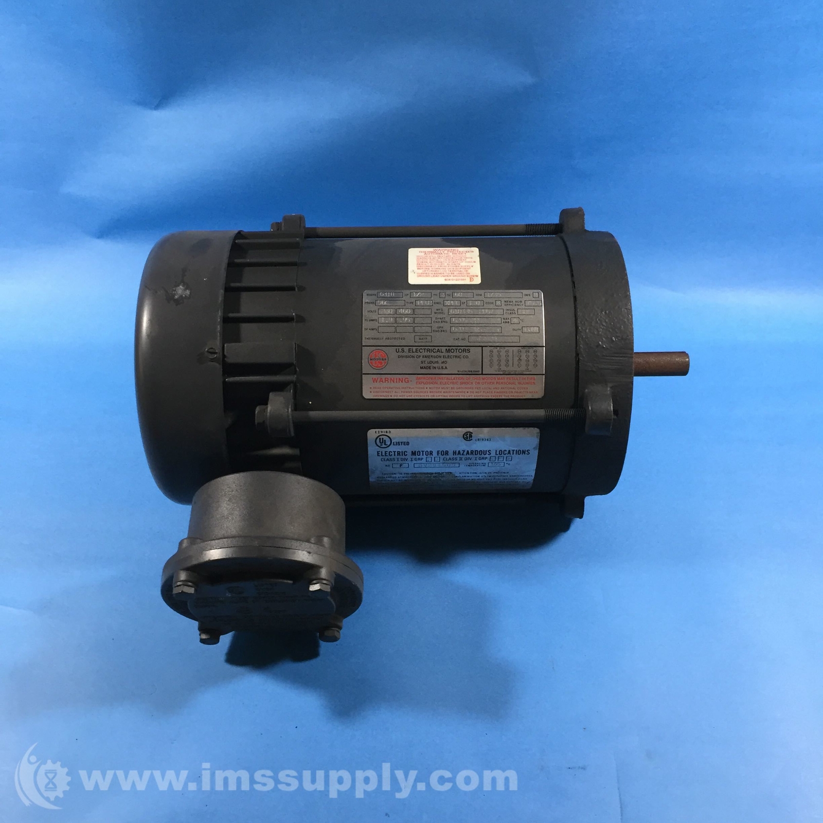 Emerson G318 Electric Motor for Hazardous Locations USIP eBay