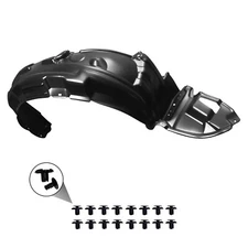 Front Passenger Side Fender Liner W/Clips For 2013-2015 Honda Accord Sedan